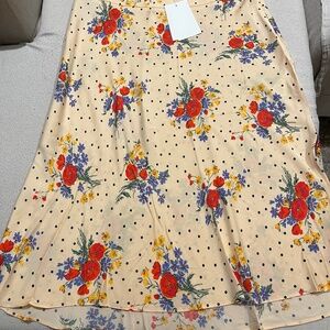 Sezane Sandy skirt in poppy